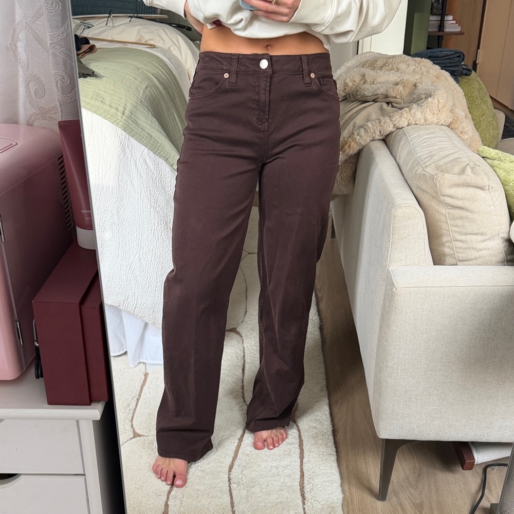 Dear John Brown Straight Leg Pants